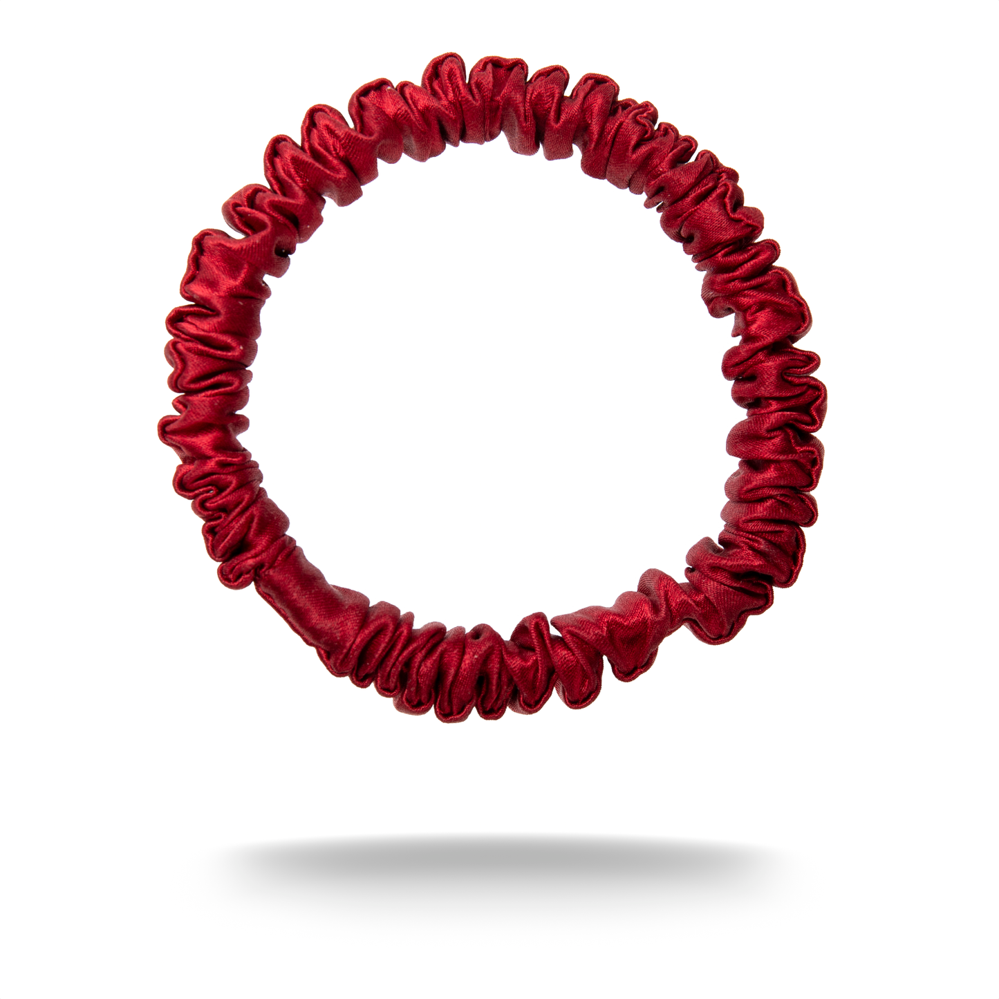 100% mulberry silk mini scrunchie