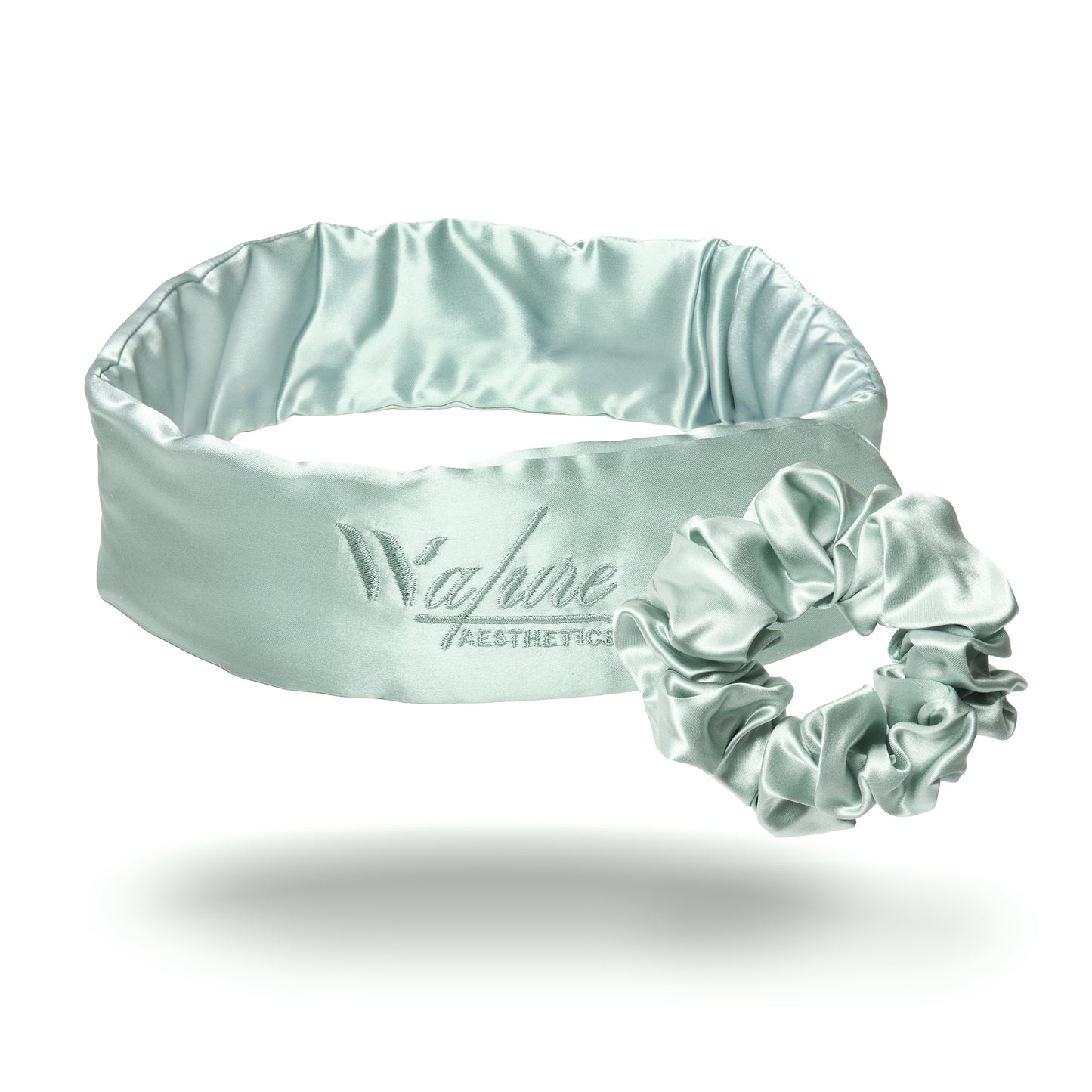 100% Mulberry Silk Hairband & Scrunchie – Self-Care Beauty Set