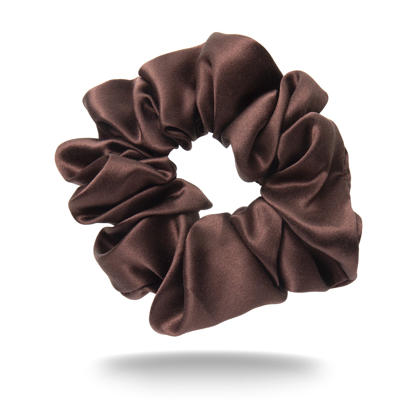 100% mulberry silk scrunchies 3-pack | Chocolate Brown, Sage Green & Terra Orange