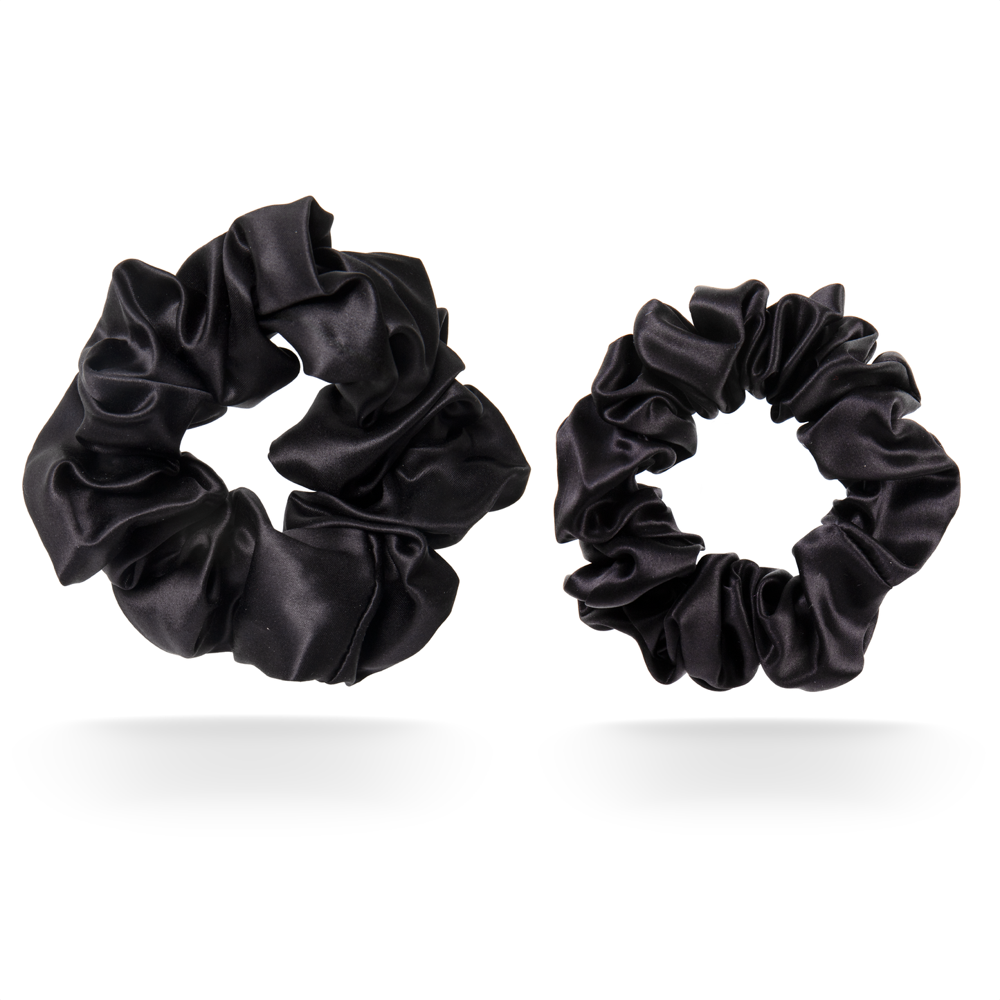 100% mulberry silk scrunchie set - Medium & Large