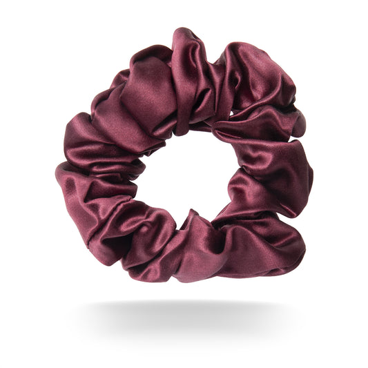 100% mulberry silk scrunchie - Dark shades