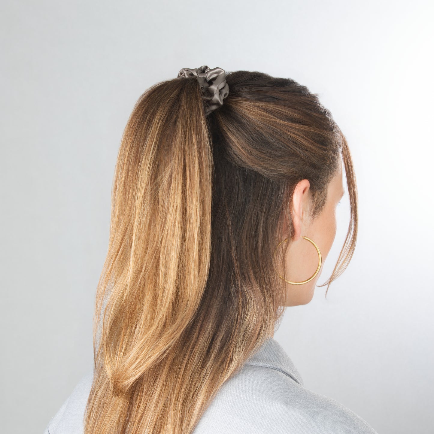 100% mulberry silk scrunchie