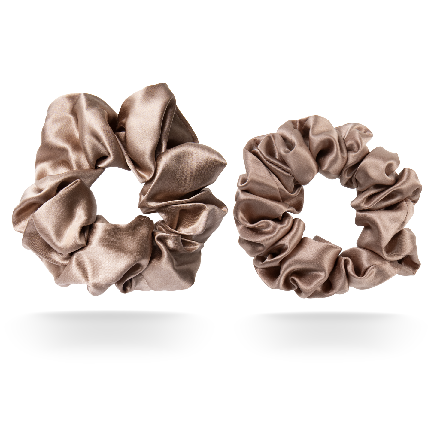 100% mulberry silk scrunchie set - Medium & Large