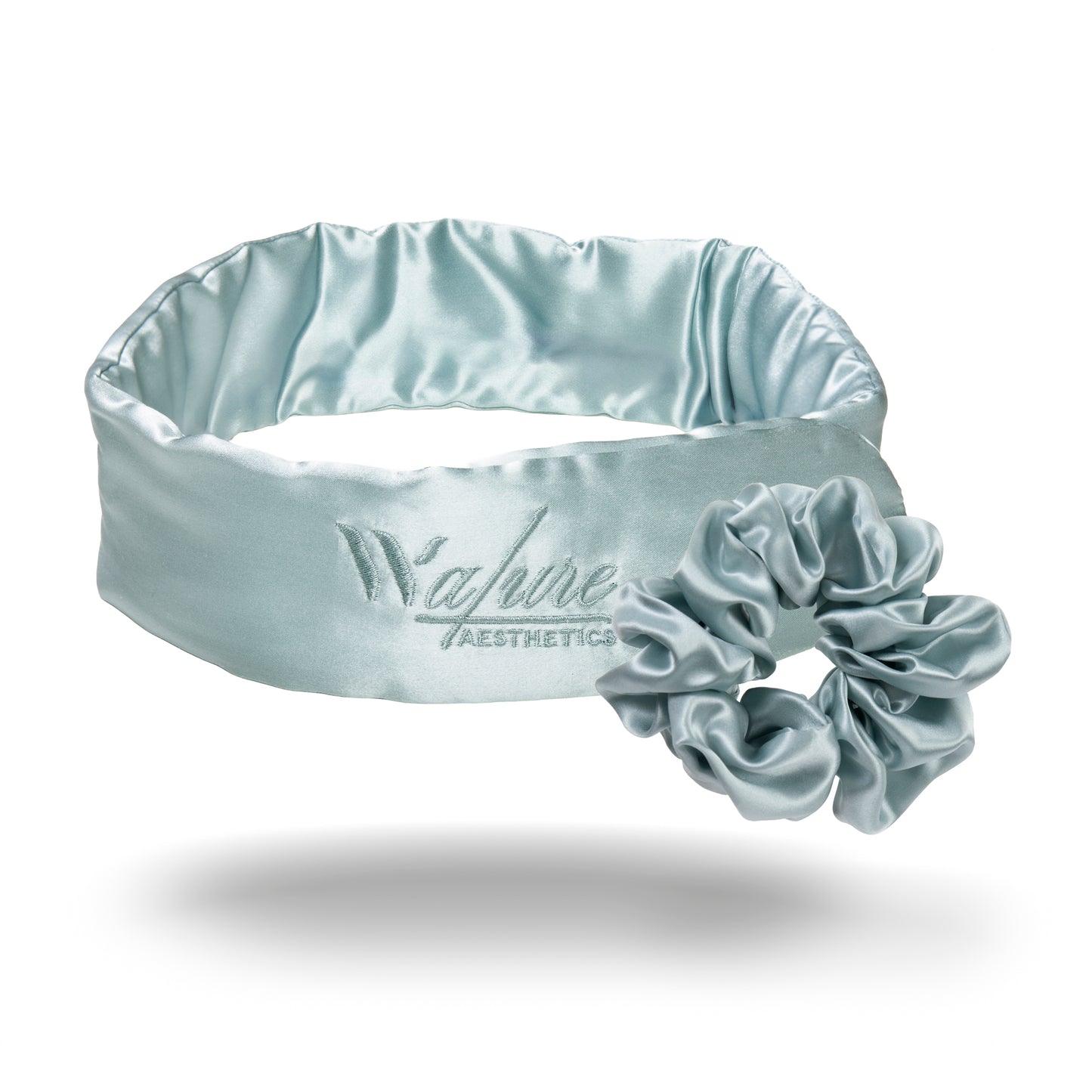 100% Mulberry Silk Hairband & Scrunchie – Self-Care Beauty Set