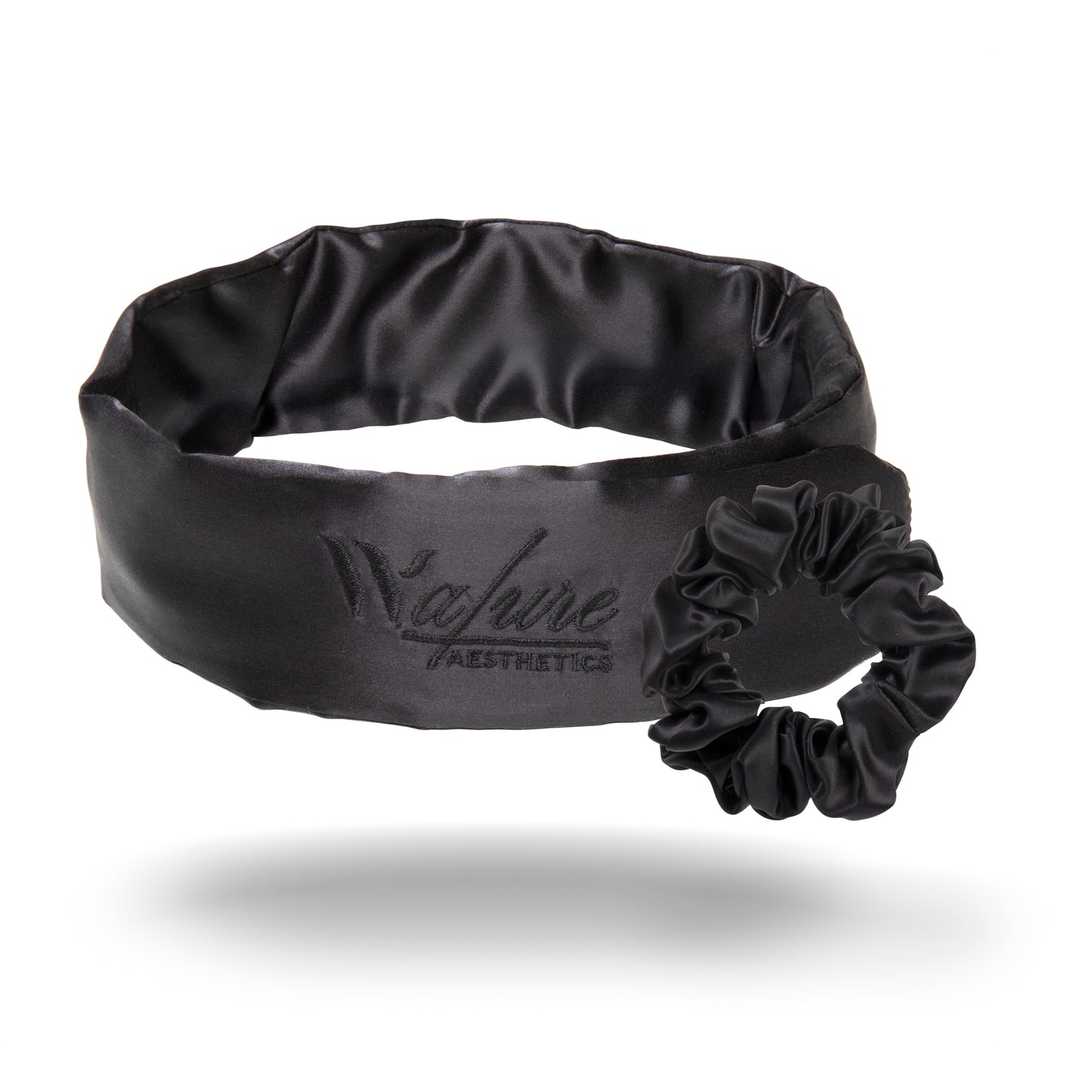 100% Mulberry Silk Hairband & Scrunchie – Self-Care Beauty Set