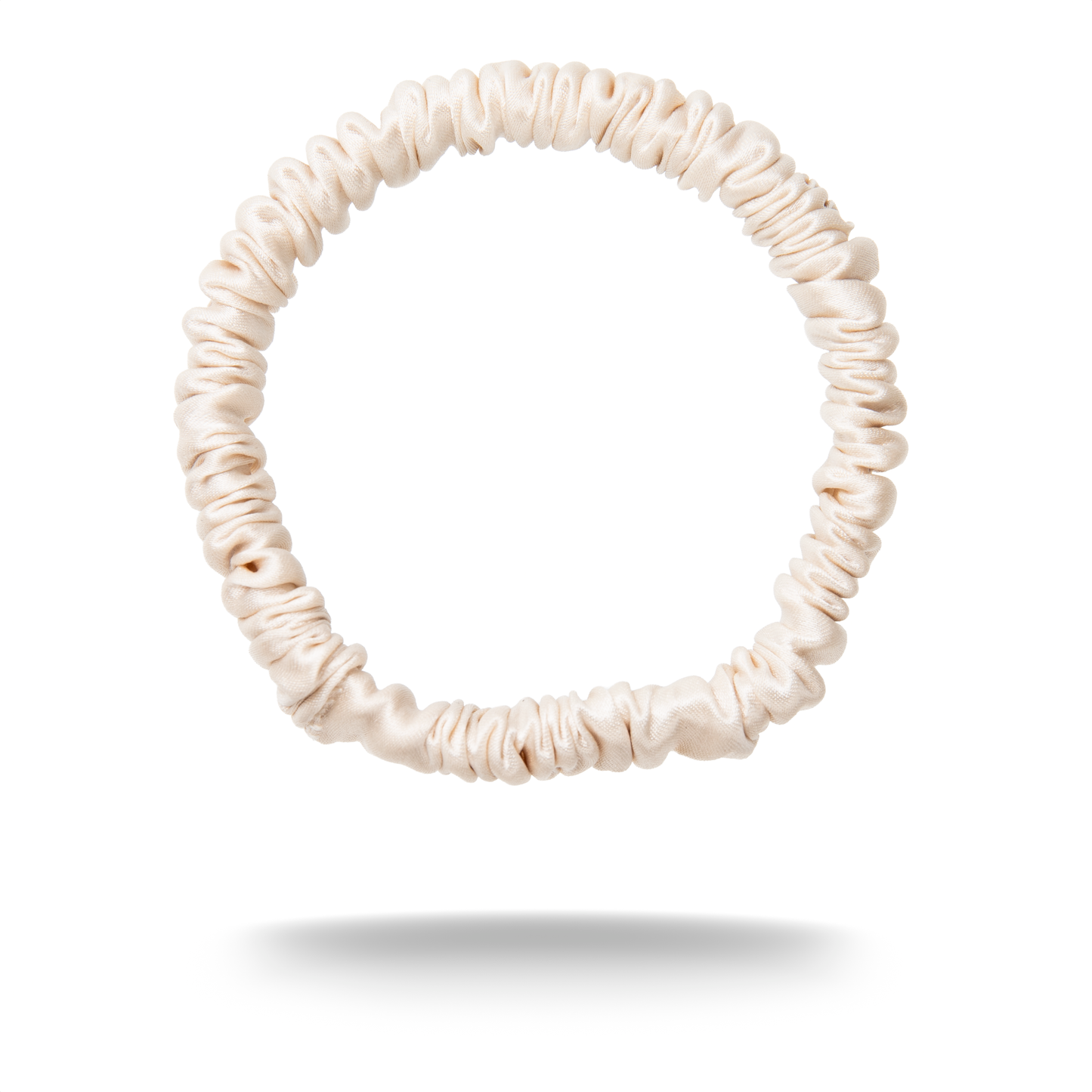 100% mulberry silk mini scrunchie