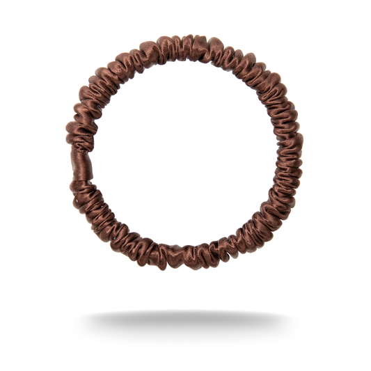 100% mulberry silk mini scrunchie